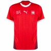 Camiseta de fútbol Suiza Xhaka 10 1ª equipación Euro 2024
